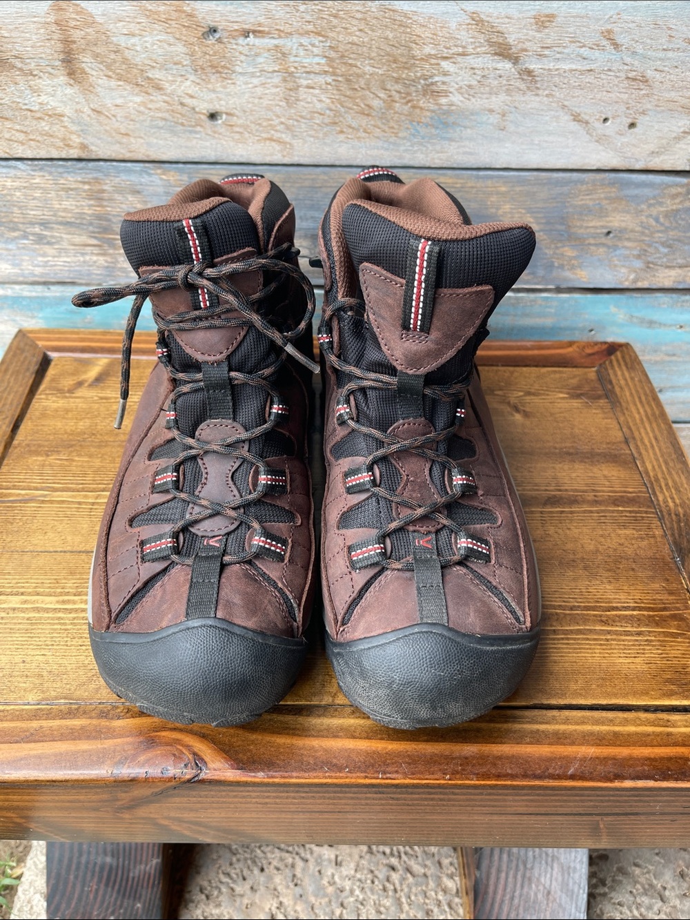 KEEN Targhee 2 Mid Waterproof Leather Hiking Trail Boots Size 11